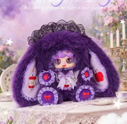MIGO, Rose Tea Party, 600, plush, blind box, collectible, limited edition, purple, gift, toy, kawaii