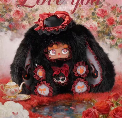 MIGO, Rose Tea Party, 600, plush, blind box, collectible, limited edition, purple, gift, toy, kawaii