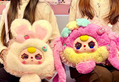 Fairy Tale Big Head Bag 800% Backpack Series, plush toys, 6+1+1 surprises and secrets, backpack or shoulder bag