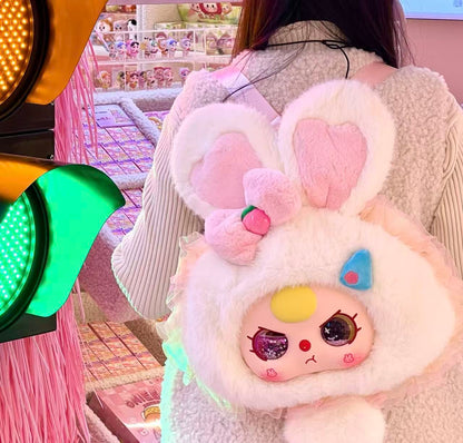 Fairy Tale Big Head Bag 800% Backpack Series, plush toys, 6+1+1 surprises and secrets, backpack or shoulder bag