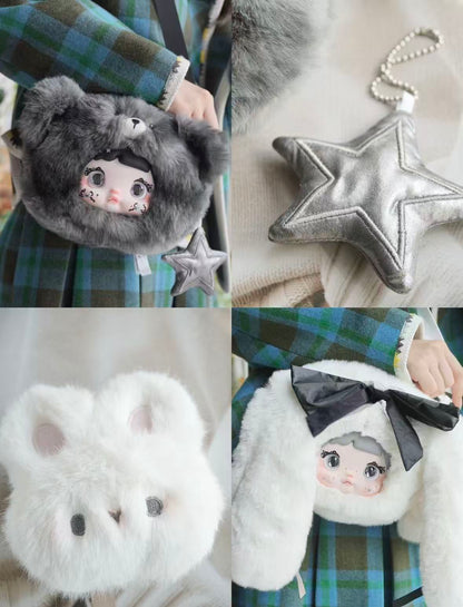 Sticky rice backpack, plush toys,blindbox